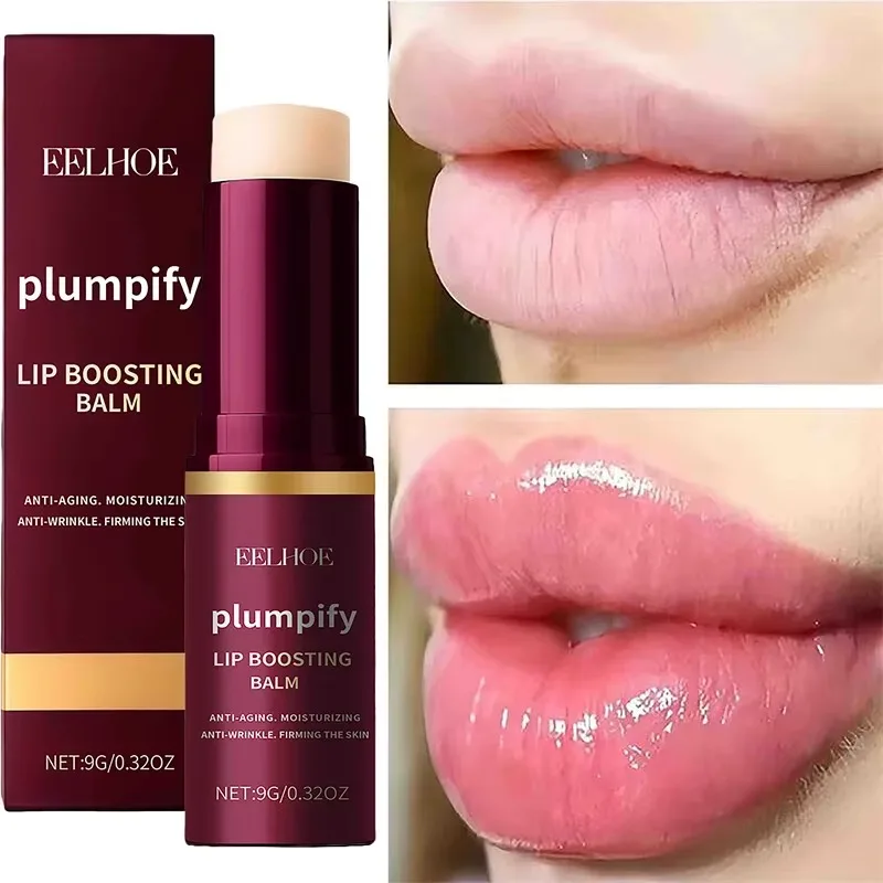 Plumping Lip Balm Gloss – Moisturising Lip Plumper for Soft, Smooth & Hydrated Lips, Non-Sticky Daily Lip Care & Makeup Treatment